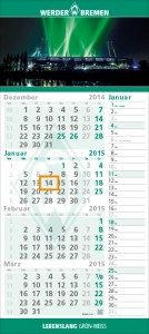 4-Monatskalender Werder Bremen