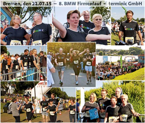 terminic beim BMW Firmenlauf 2015