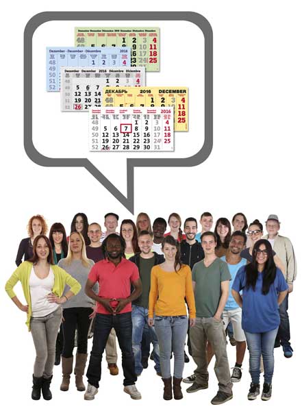 terminic kalendarien sprachenvielfalt