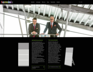 Kalenderhersteller terminic Website Relaunch