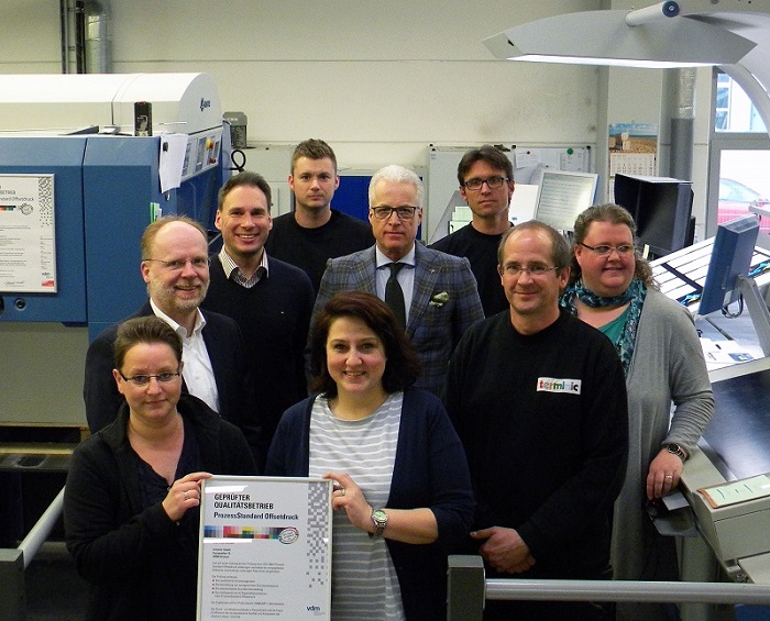 Kalenderhersteller terminic erfolgreich PSO zertifiziert