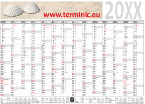 Plakatkalender Top 14 9065